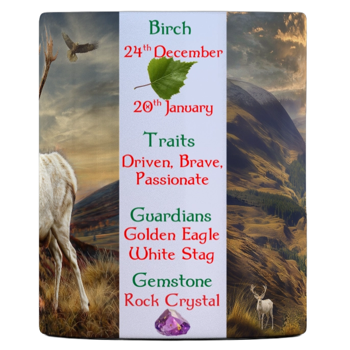 Celtic Tree Spirits Mug | Birch (Dec 24-Jan 20)