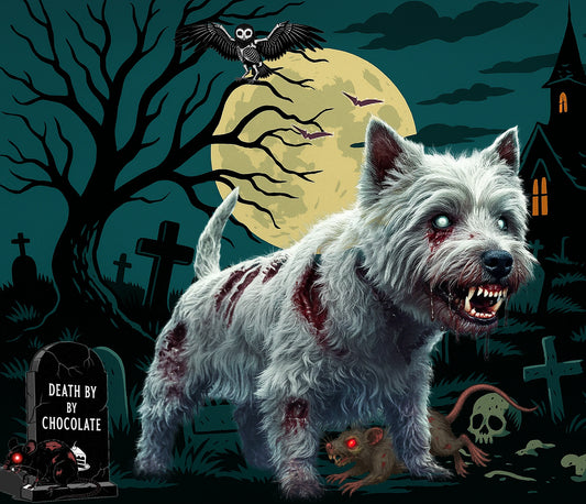 Zombie Westie Mouse Mat