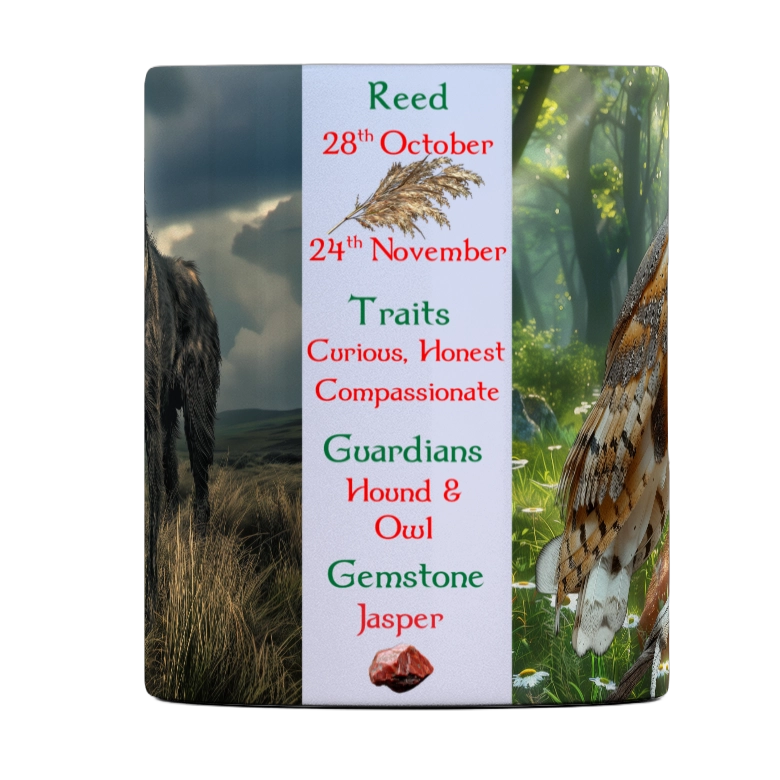 Celtic Tree Spirits Mug | Reed (Oct 28-Nov 24)