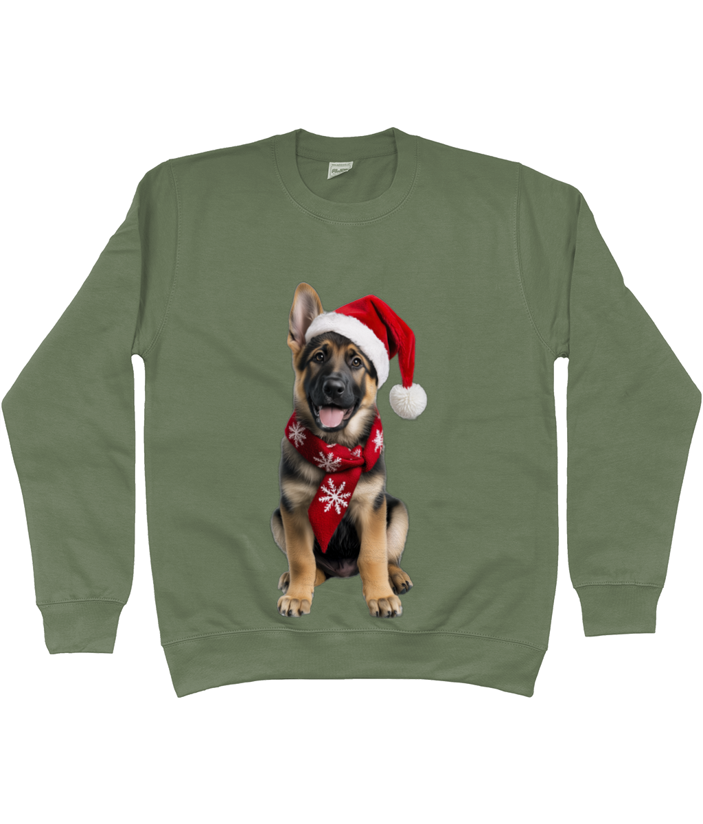 German Shepherd Festive Prince Sweatshirt (Standard)