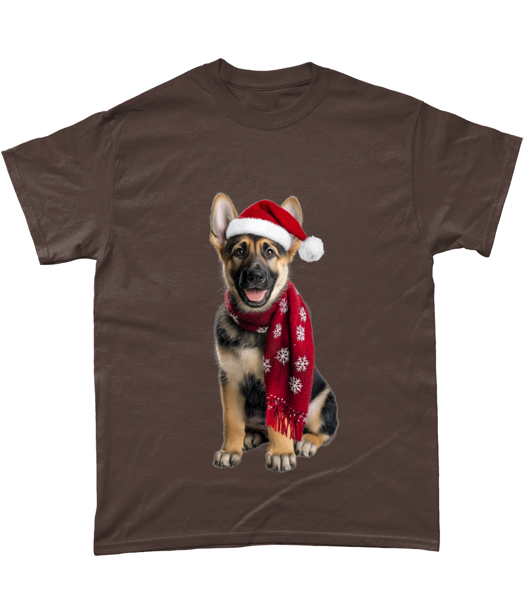 German Shepherd Festive Rebel T-Shirt (Standard)