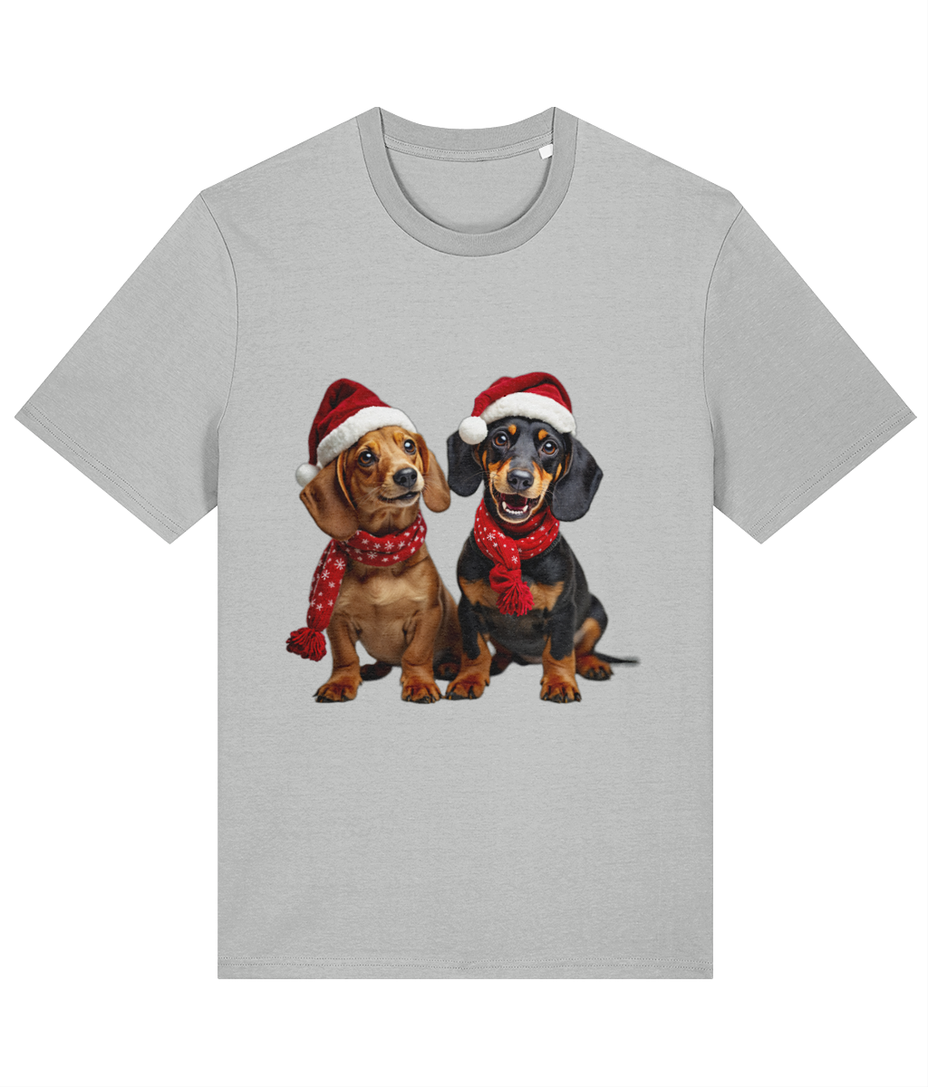 Dachshunds Festive T-shirt (Premium)