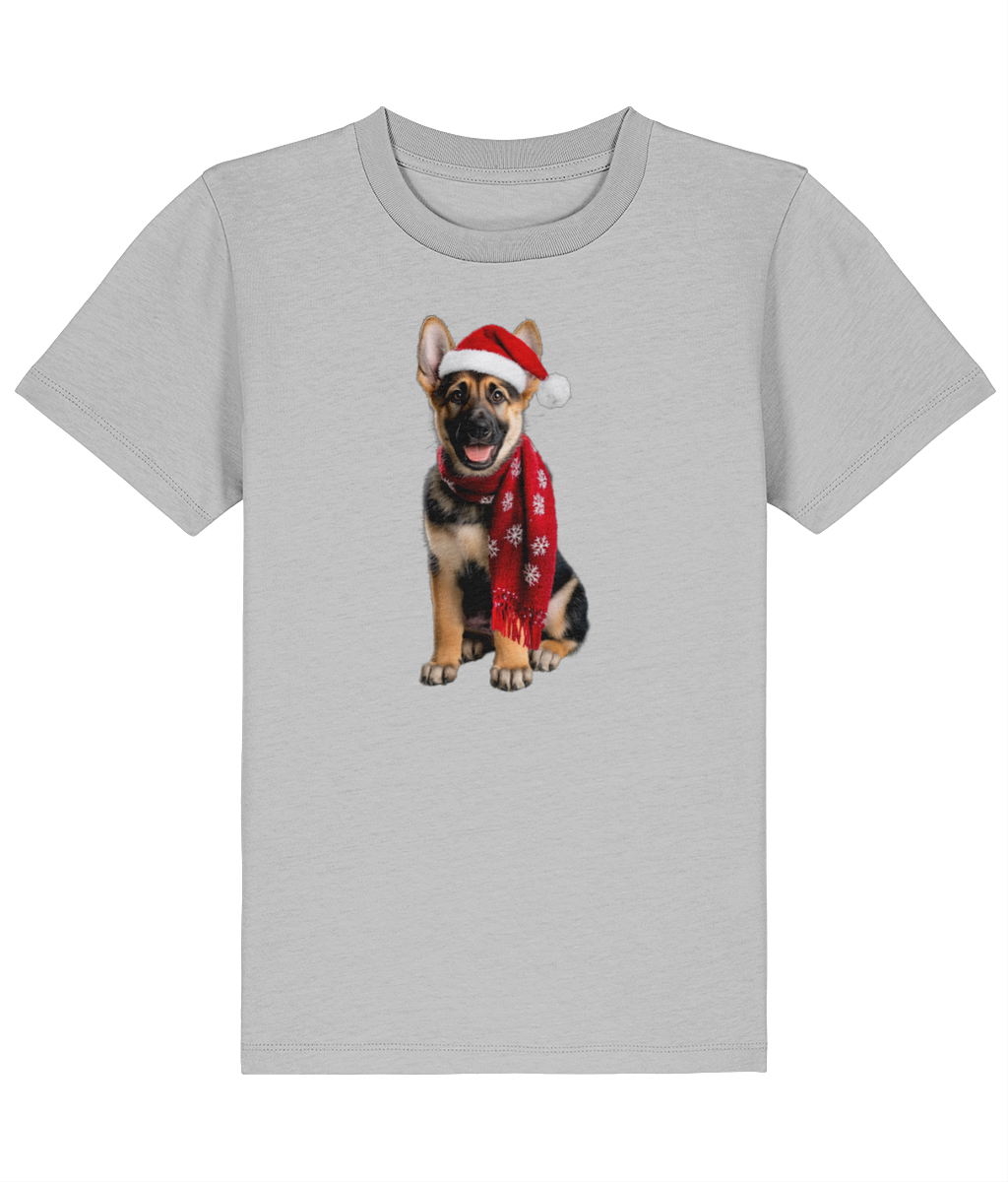 German Shepherd Festive Rebel Childrens T-shirt (Premium)