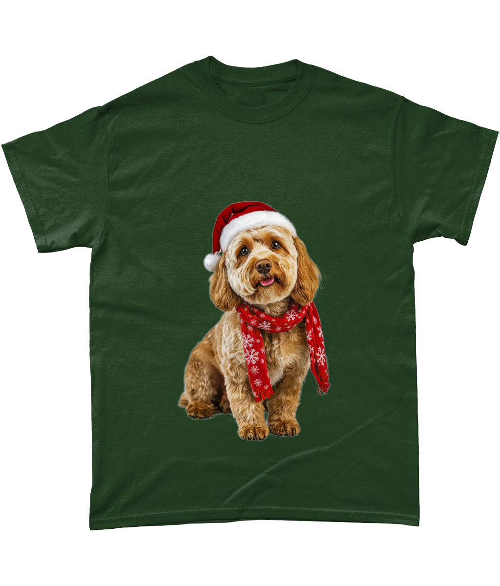 Cockapoo Festive Ffion T-Shirt (Standard)