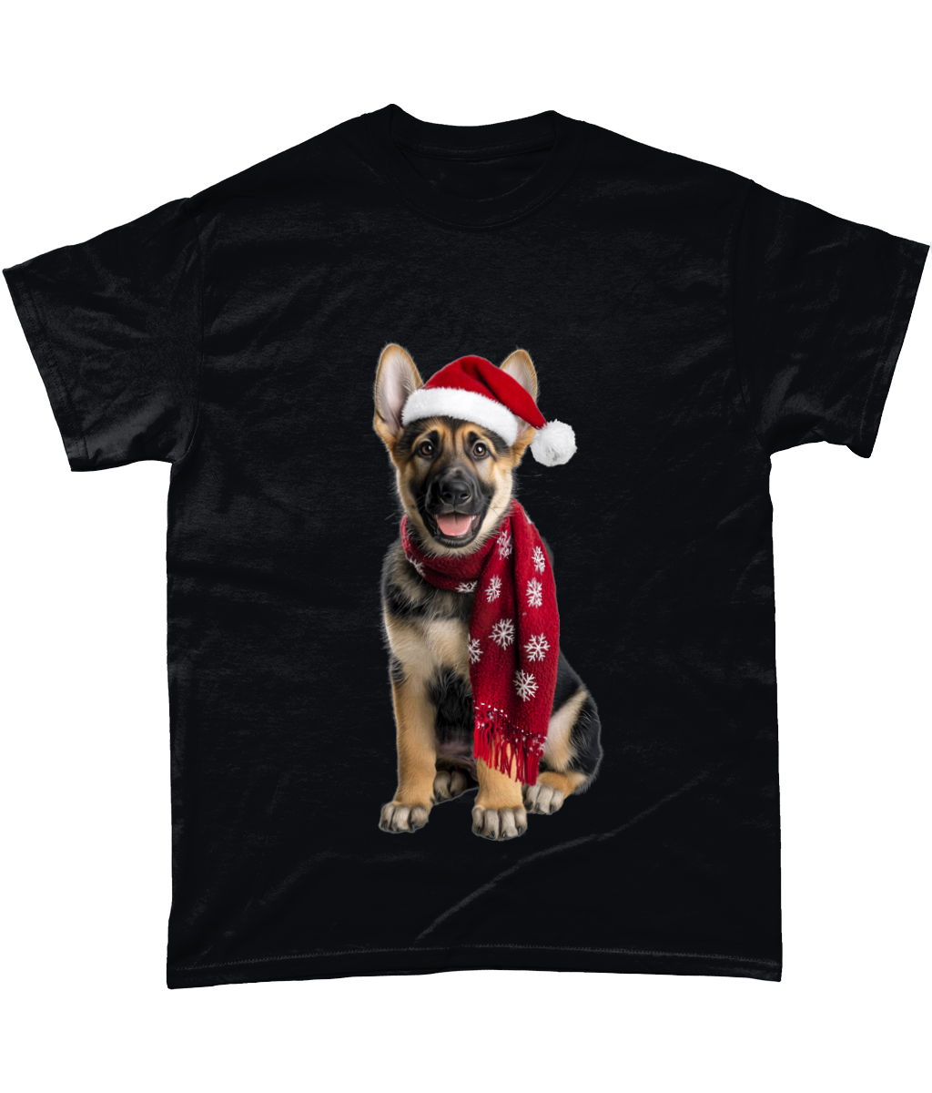 German Shepherd Festive Rebel T-Shirt (Standard)