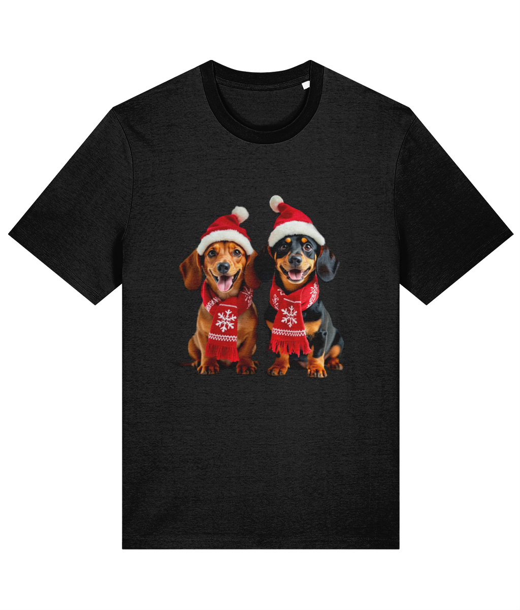 Xmas Dachshunds T-Shirt (Premium)