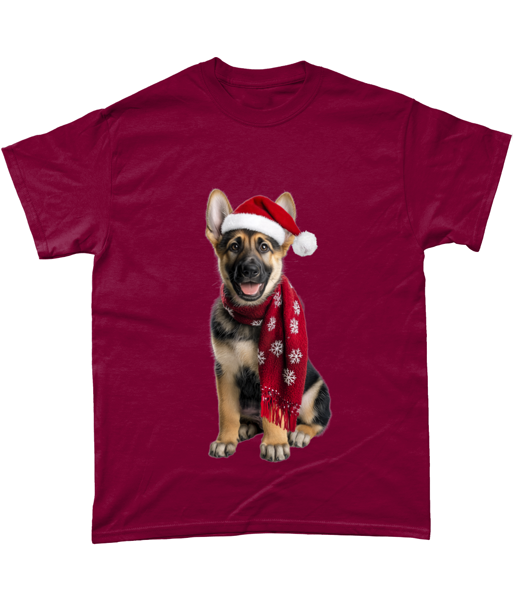 German Shepherd Festive Rebel T-Shirt (Standard)