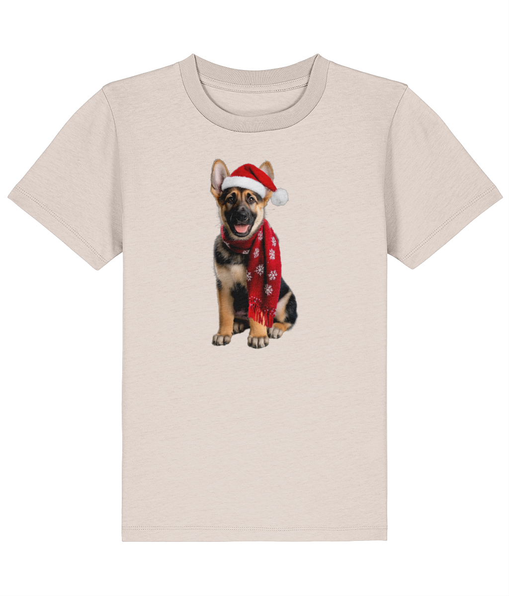 German Shepherd Festive Rebel Childrens T-shirt (Premium)