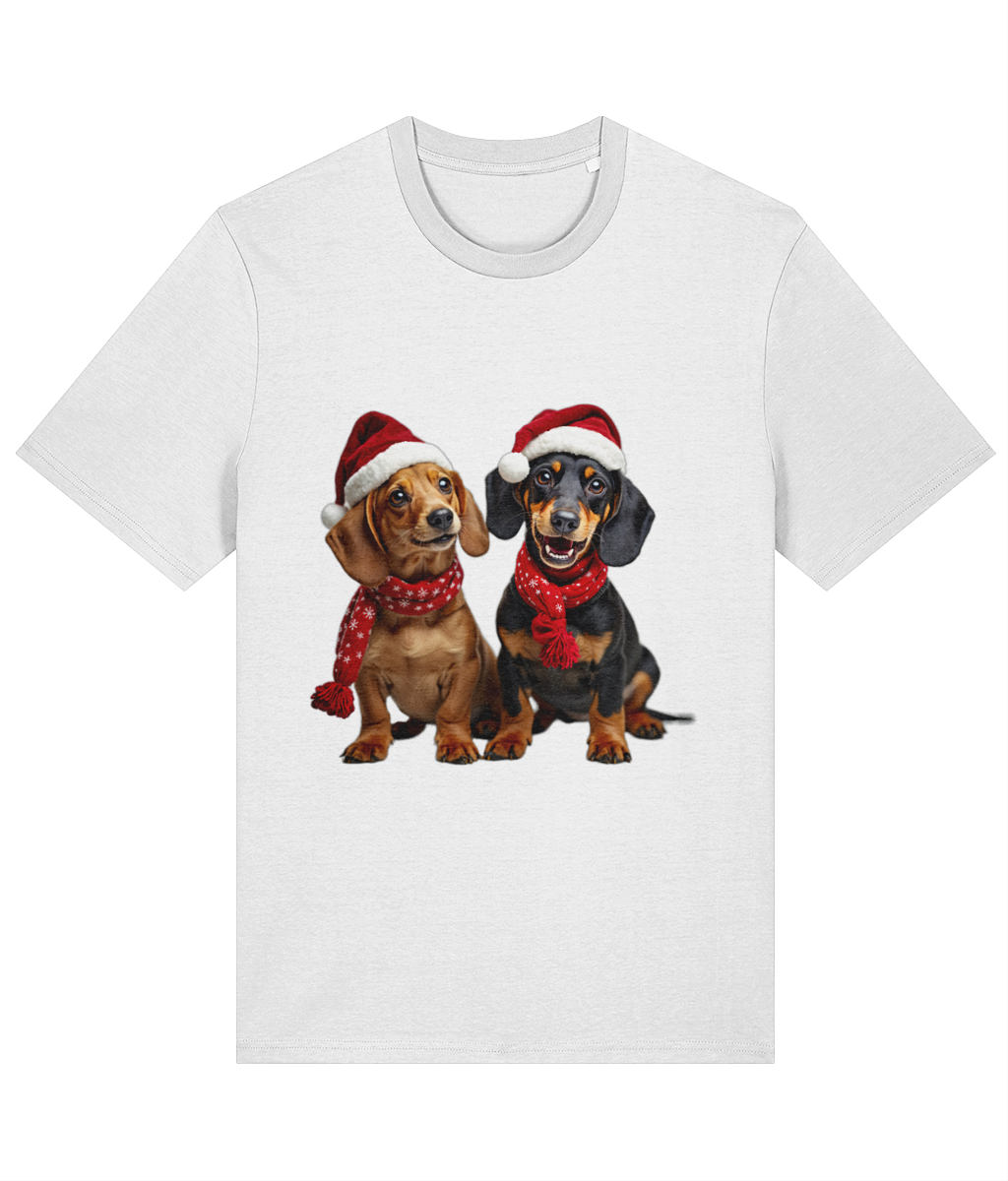 Dachshunds Festive T-shirt (Premium)