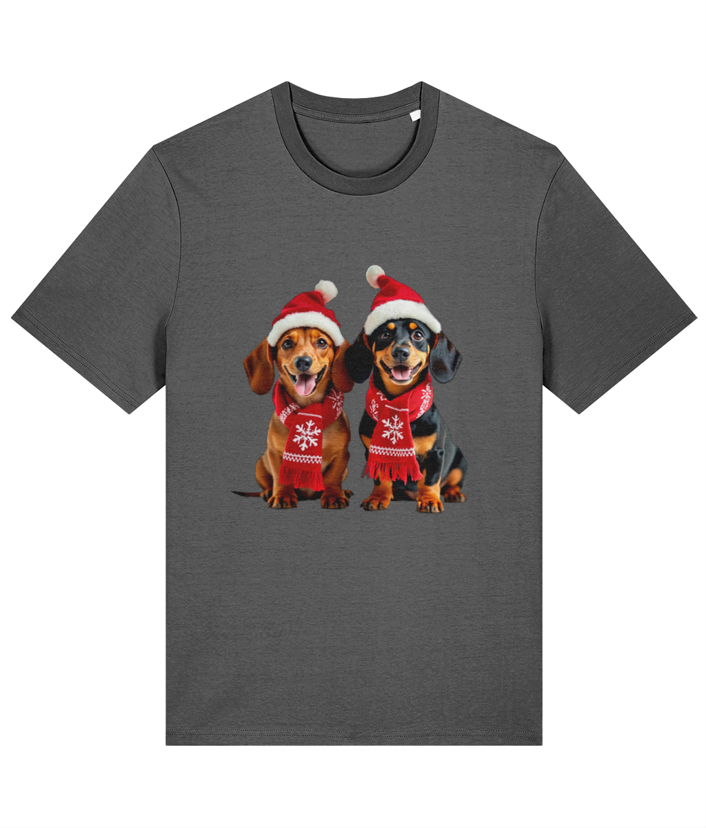 Xmas Dachshunds T-Shirt (Premium)