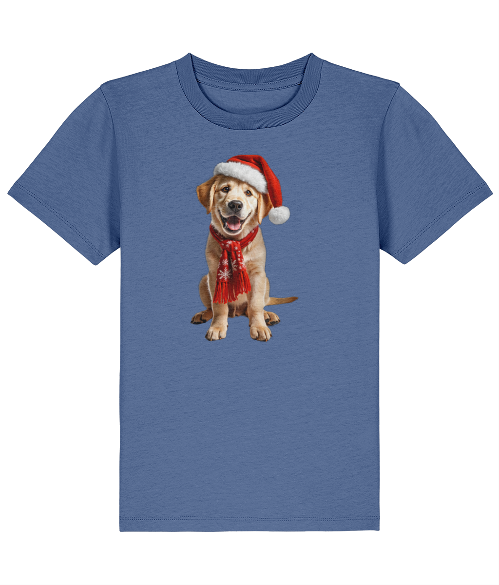 Labrador Festive Aur Childrens T-shirt (Premium)