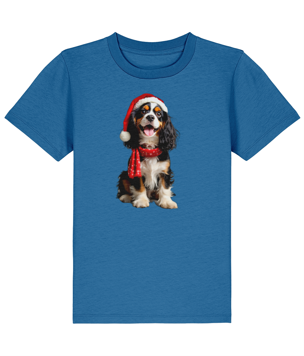 King Charles Festive Noodle Childrens T-shirt (Premium)