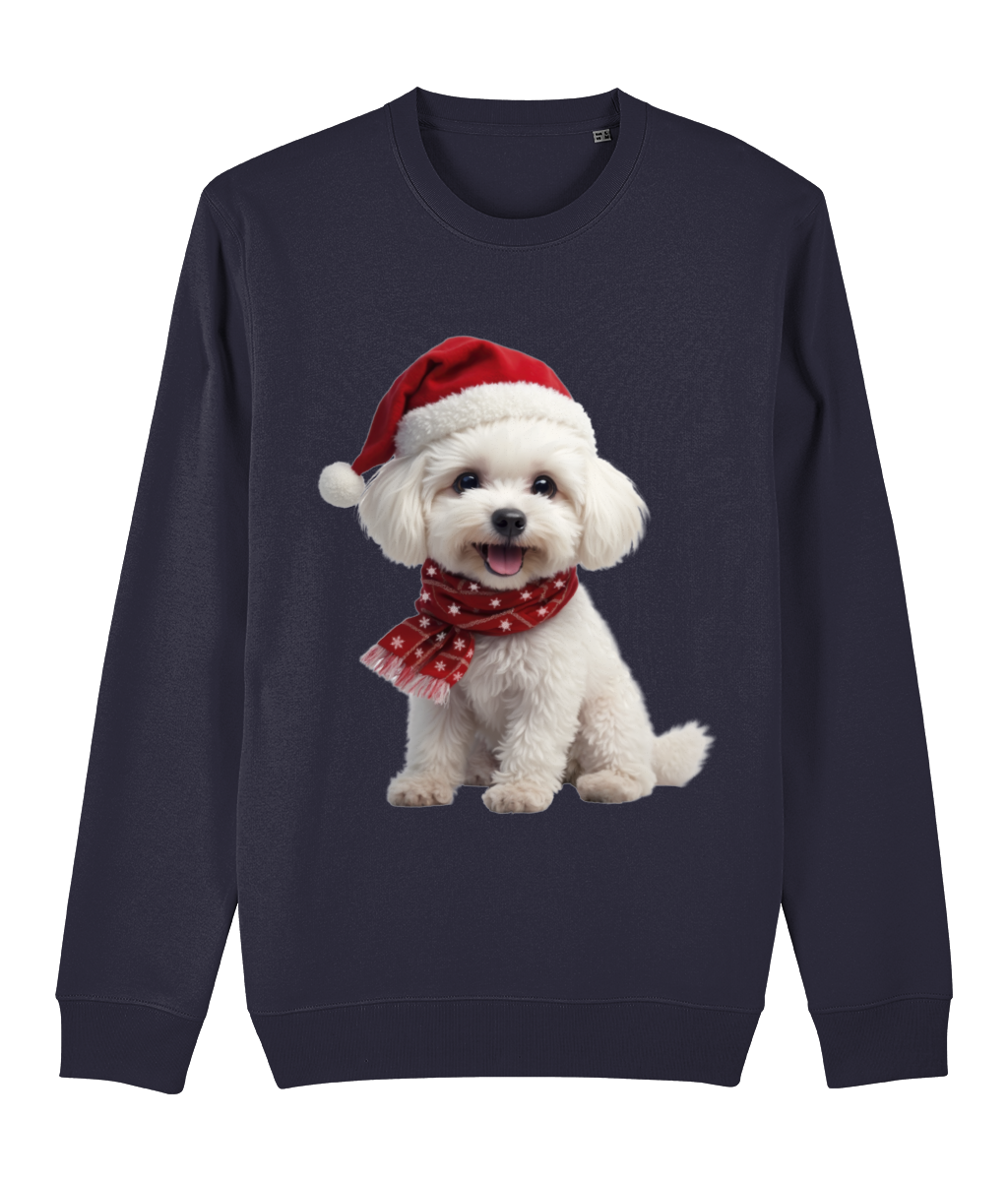 Bichon Frise Festive Siona Sweatshirt (Premium)