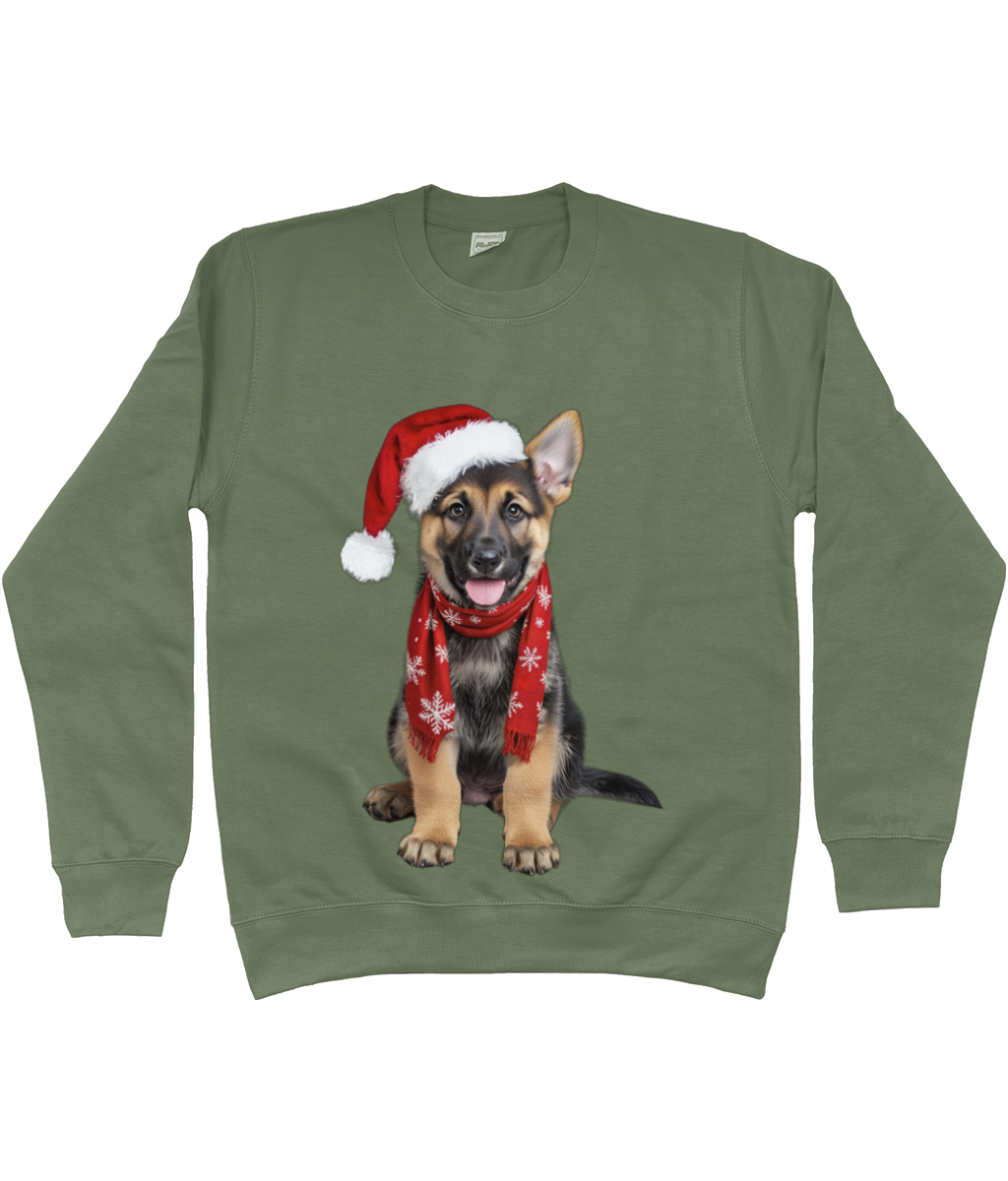 German Shepherd Festive Rina Sweatshirt (Standard)