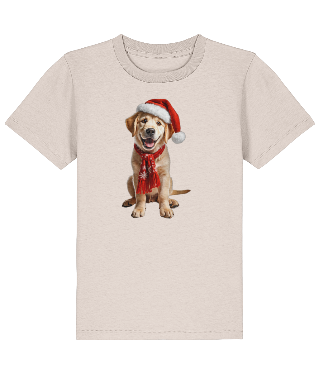 Labrador Festive Aur Childrens T-shirt (Premium)