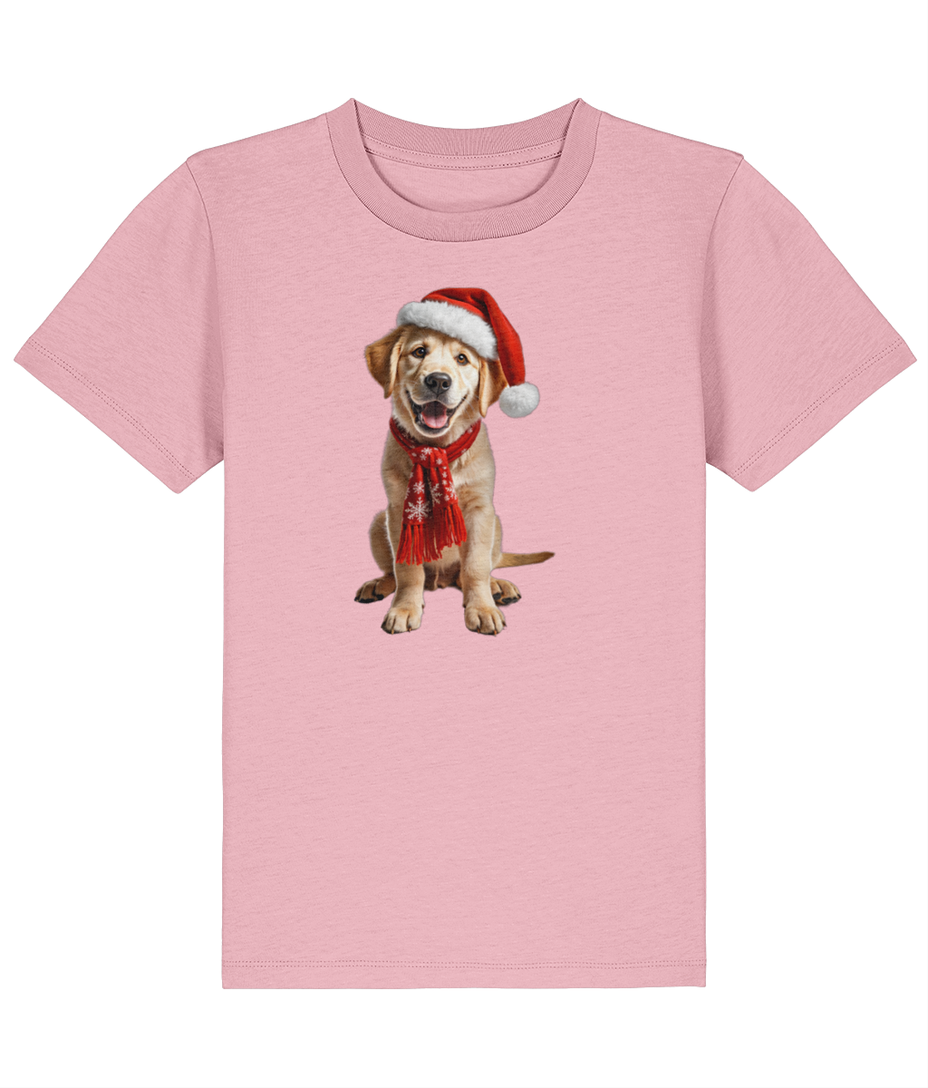 Labrador Festive Aur Childrens T-shirt (Premium)