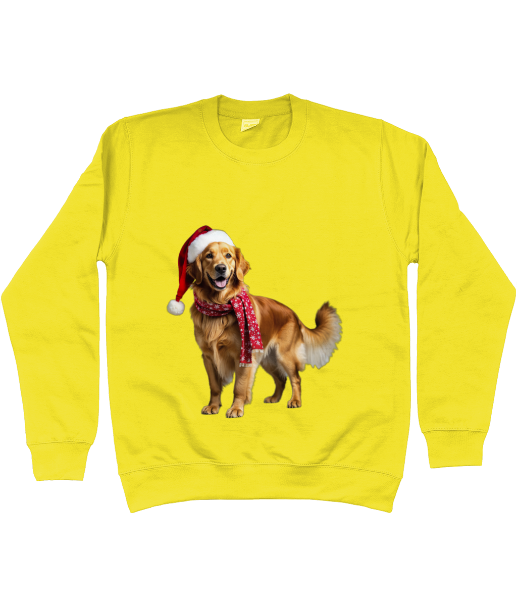 Golden Retriever Festive Nugget Sweatshirt (Standard)