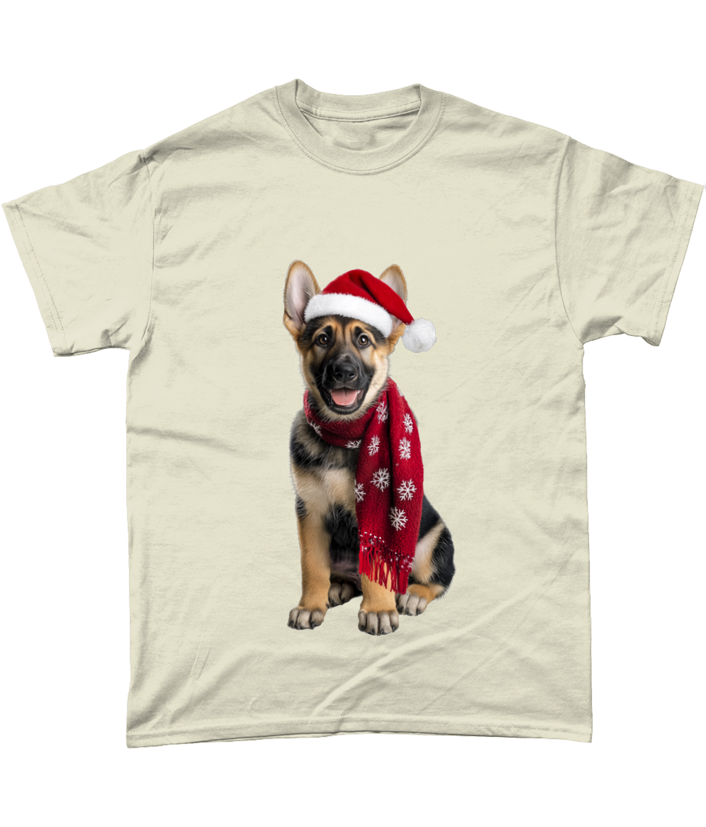 German Shepherd Festive Rebel T-Shirt (Standard)