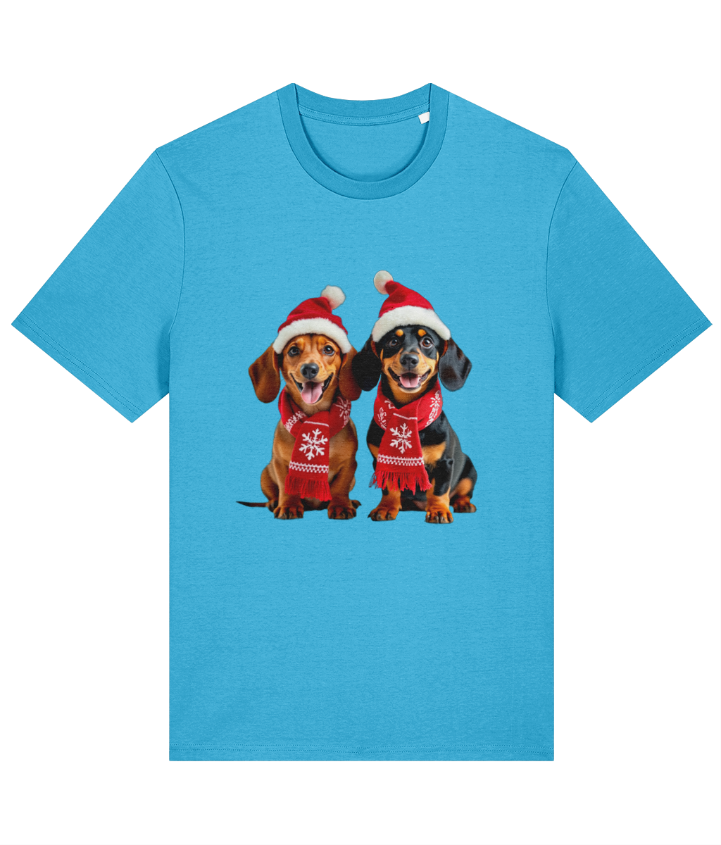 Xmas Dachshunds T-Shirt (Premium)