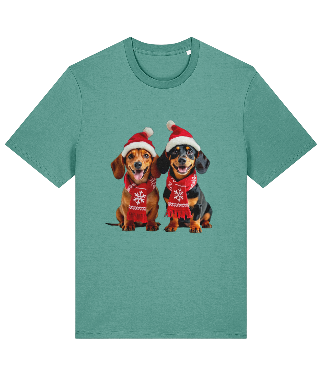 Xmas Dachshunds T-Shirt (Premium)