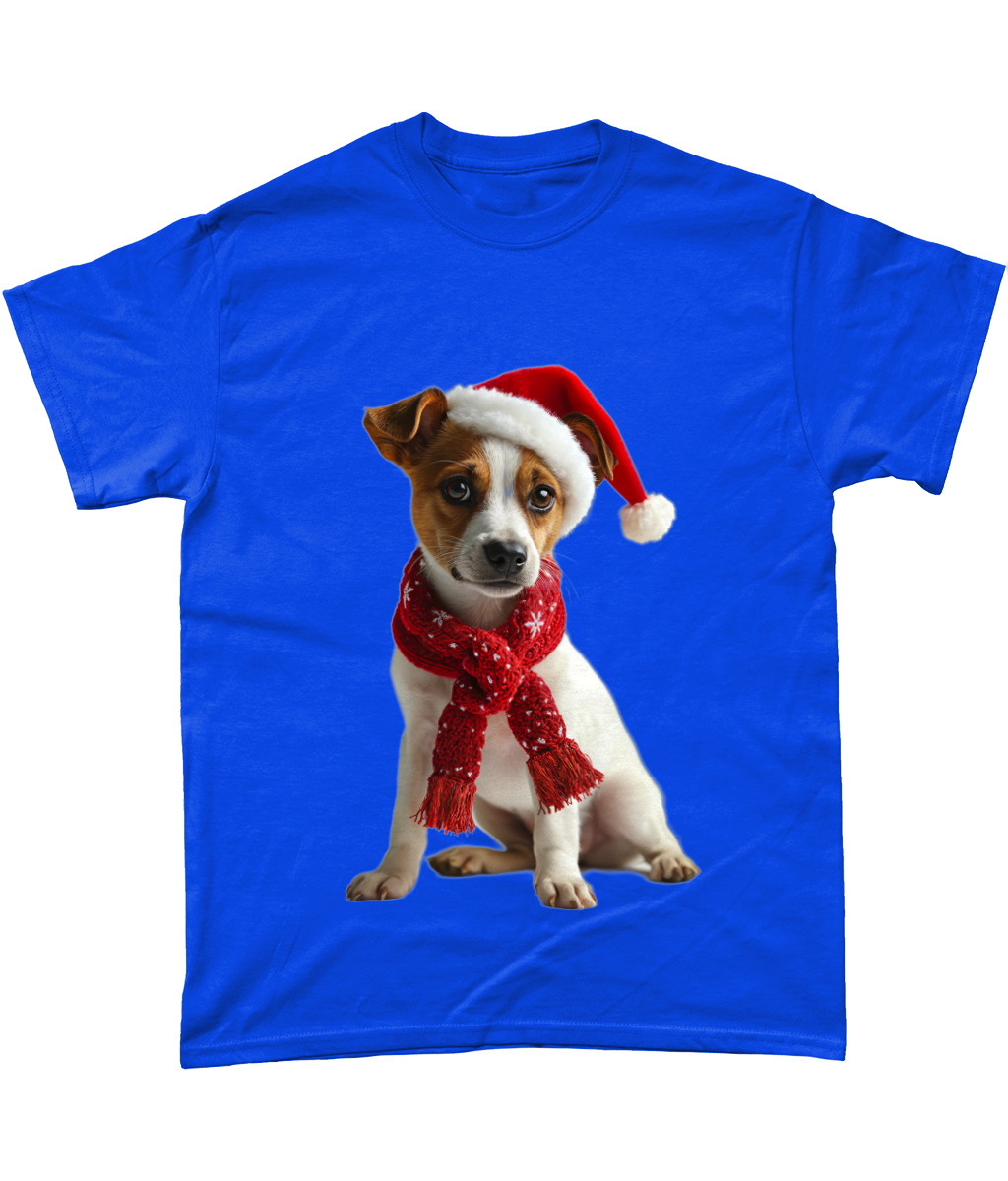 Jack Russell Festive Afon T-Shirt (Standard)