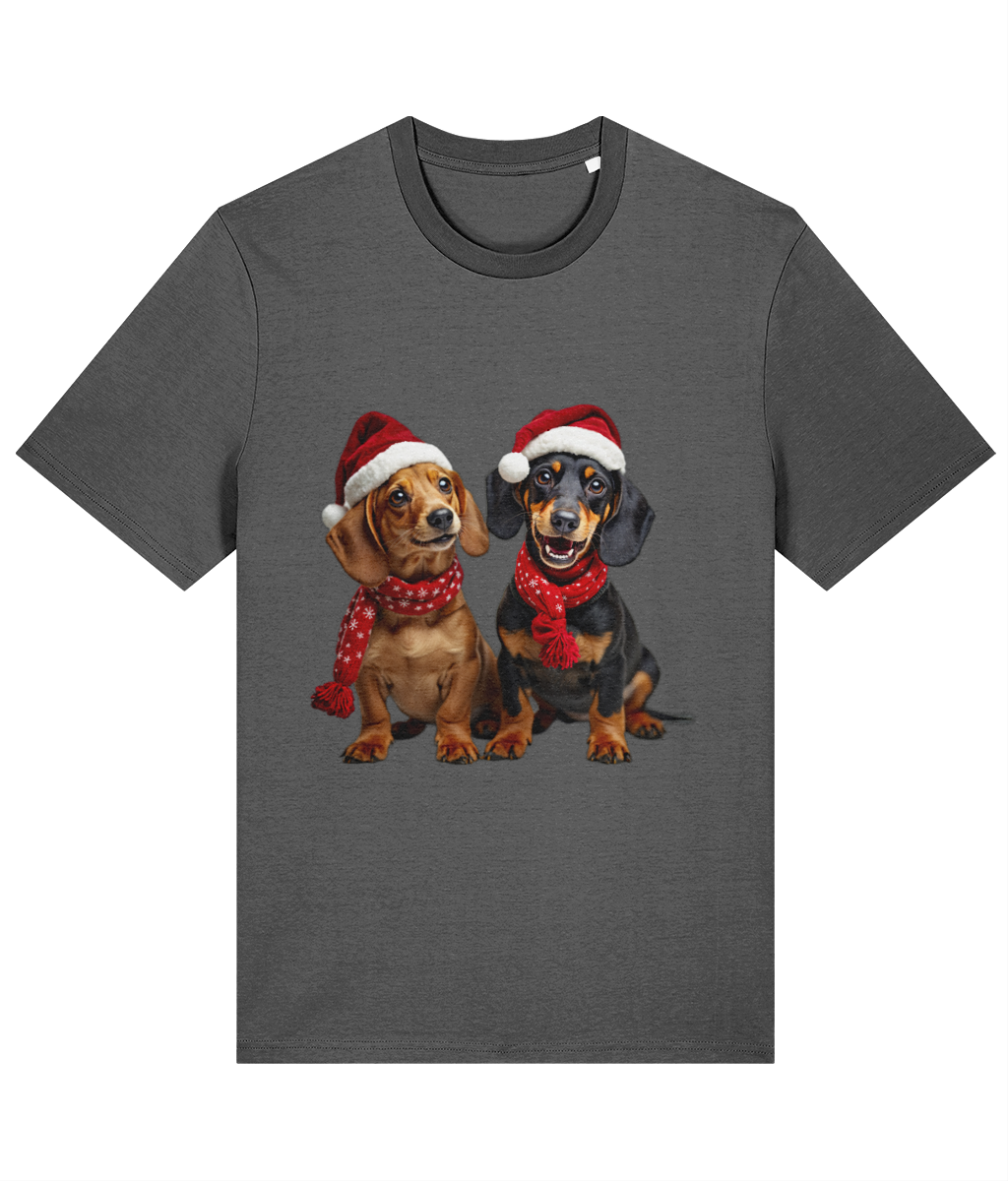 Dachshunds Festive T-shirt (Premium)