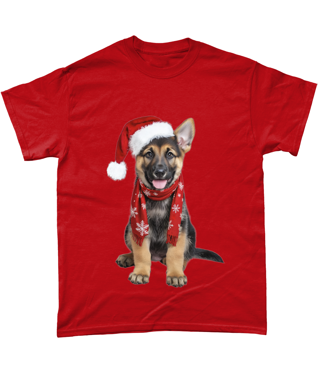 German Shepherd Festive Rina T-Shirt (Standard)