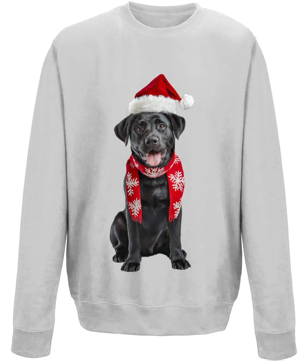 Labrador Festive Du Childrens Sweatshirt (Standard)