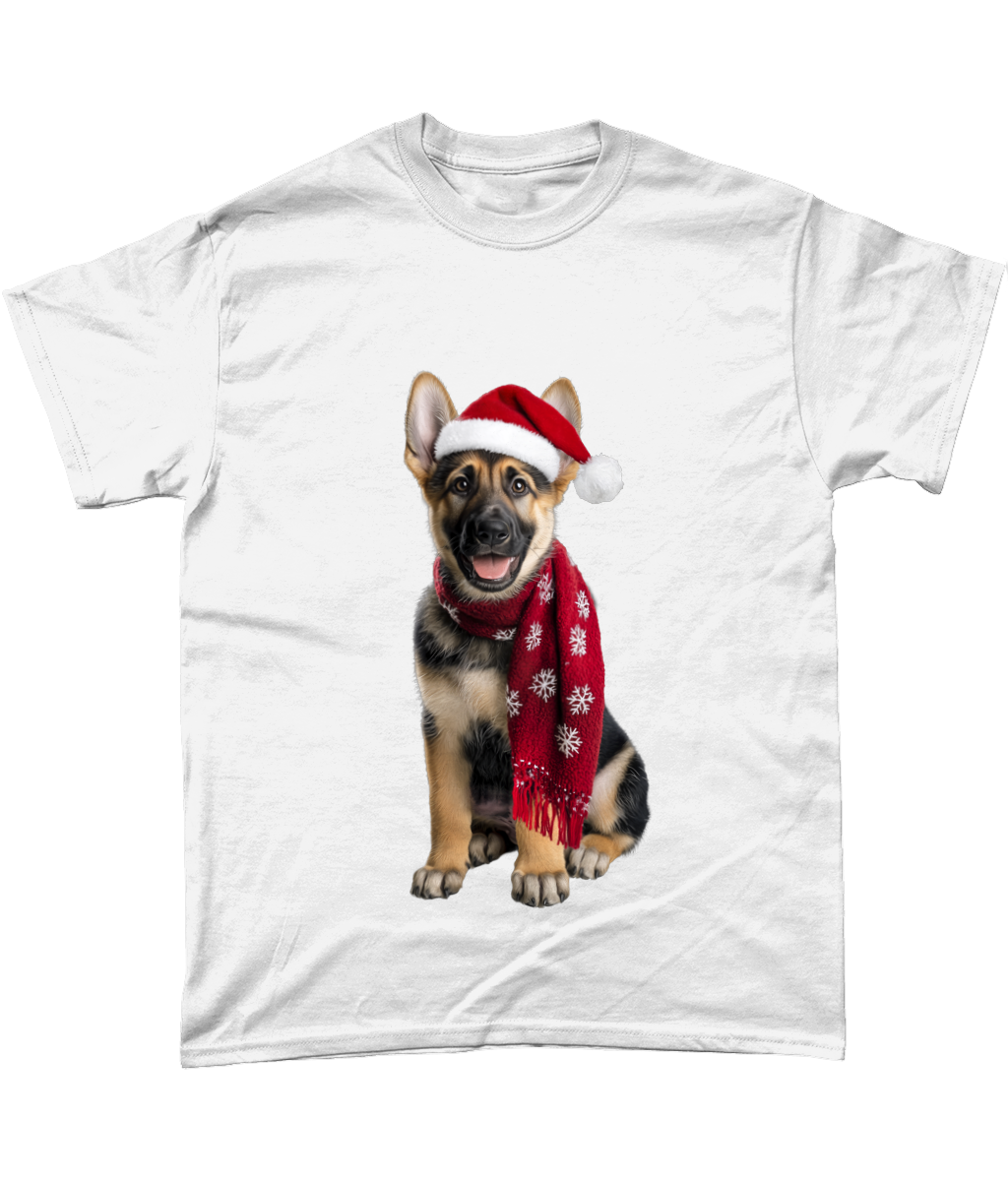 German Shepherd Festive Rebel T-Shirt (Standard)