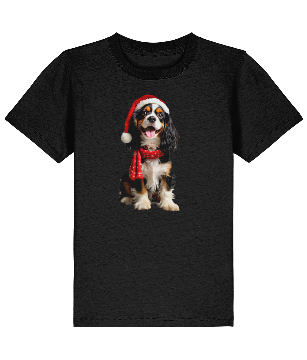 King Charles Festive Noodle Childrens T-shirt (Premium)