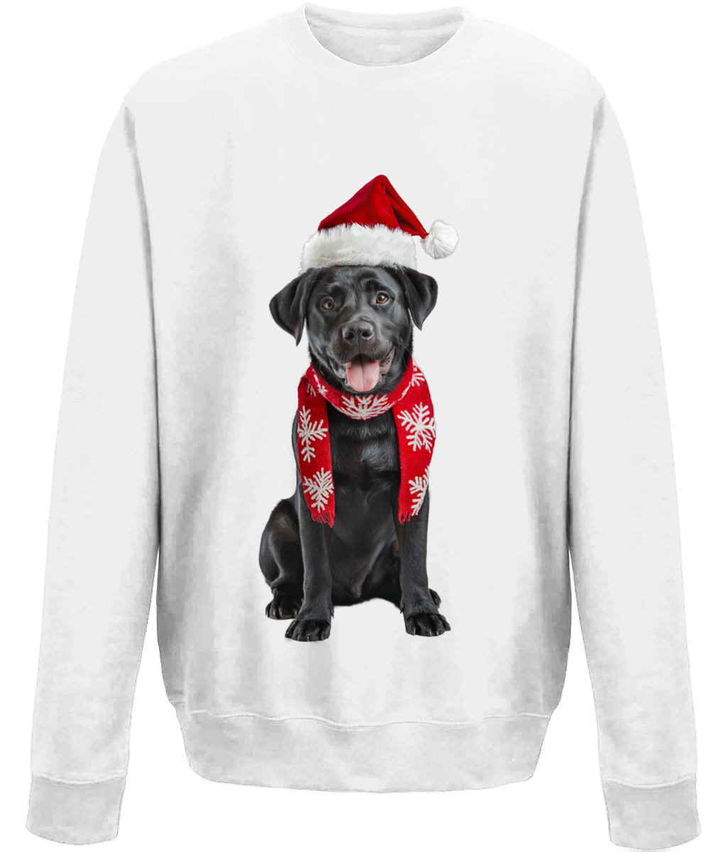 Labrador Festive Du Childrens Sweatshirt (Standard)