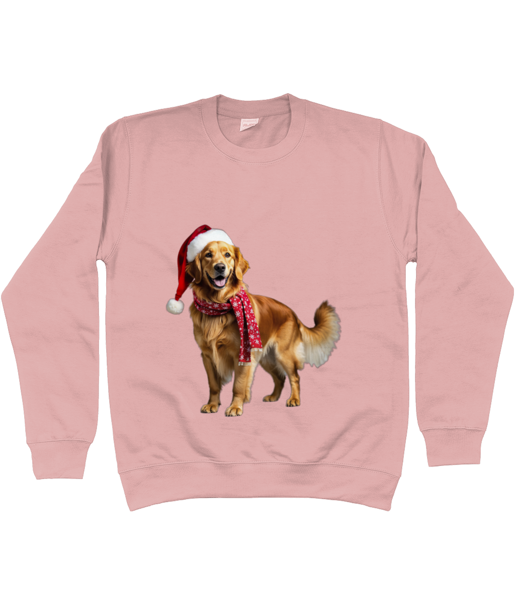 Golden Retriever Festive Nugget Sweatshirt (Standard)