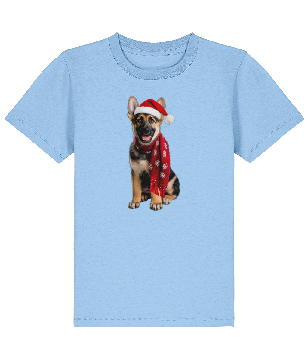 German Shepherd Festive Rebel Childrens T-shirt (Premium)