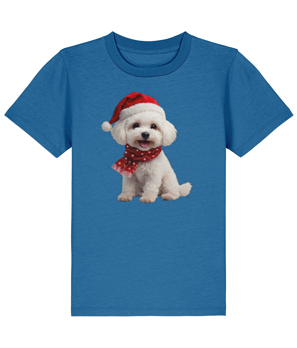 Bichon Frise Festive Siona Childrens T-Shirt (Premium)