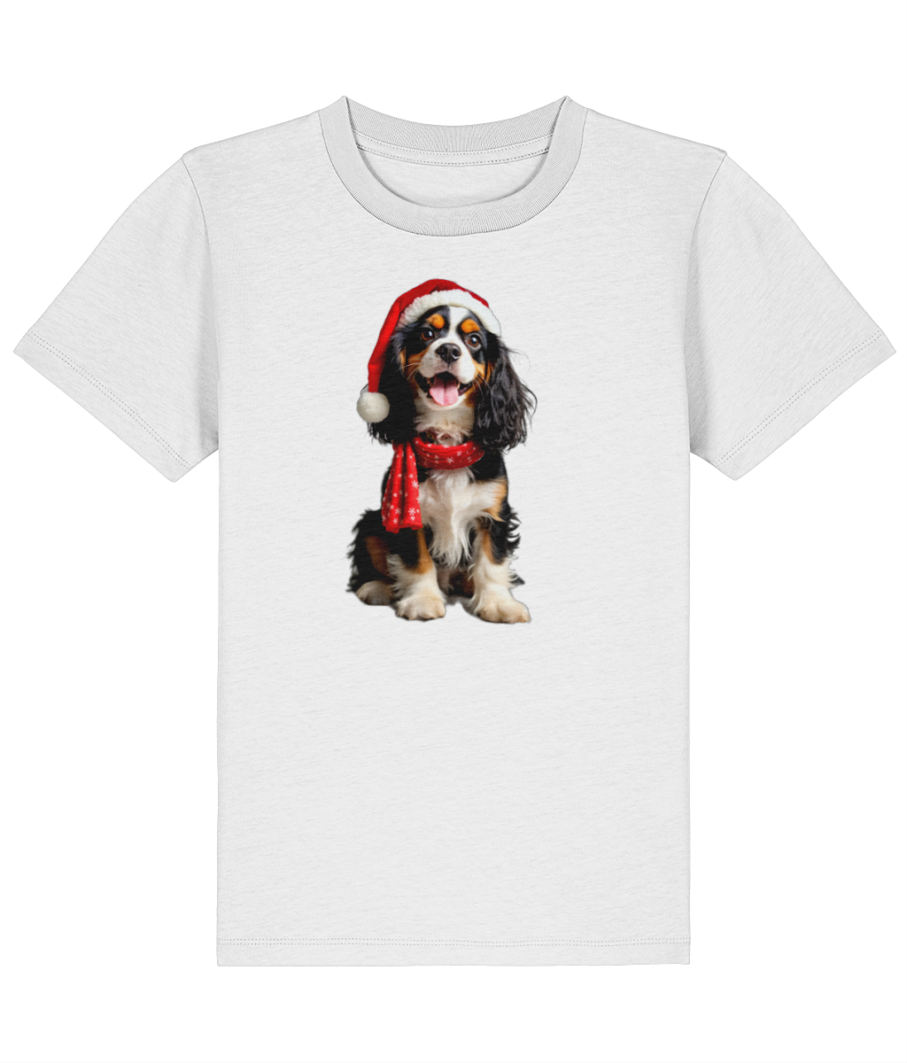 King Charles Festive Noodle Childrens T-shirt (Premium)