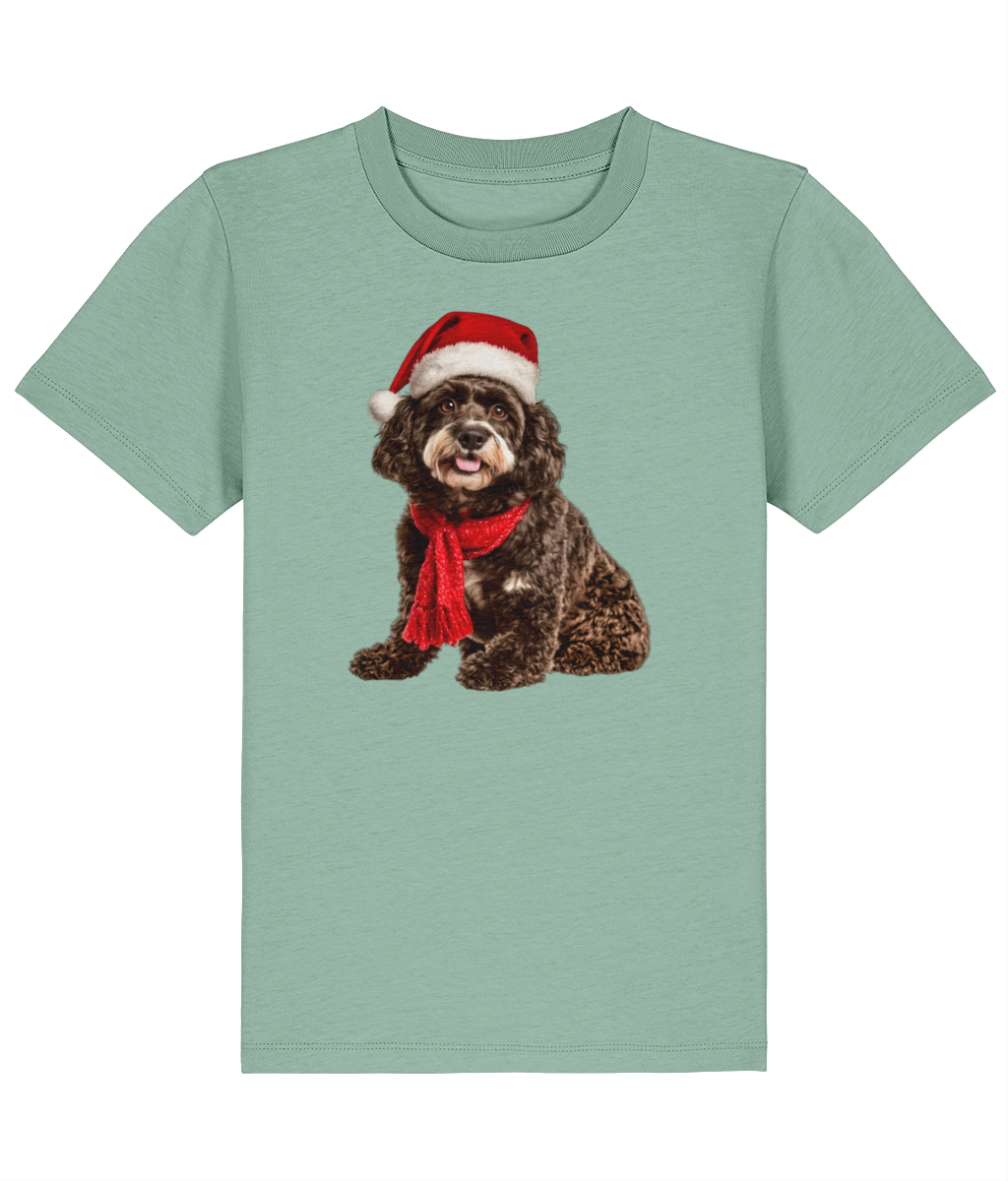 Cockapoo Festive Dylan Childrens T-shirt (Premium)