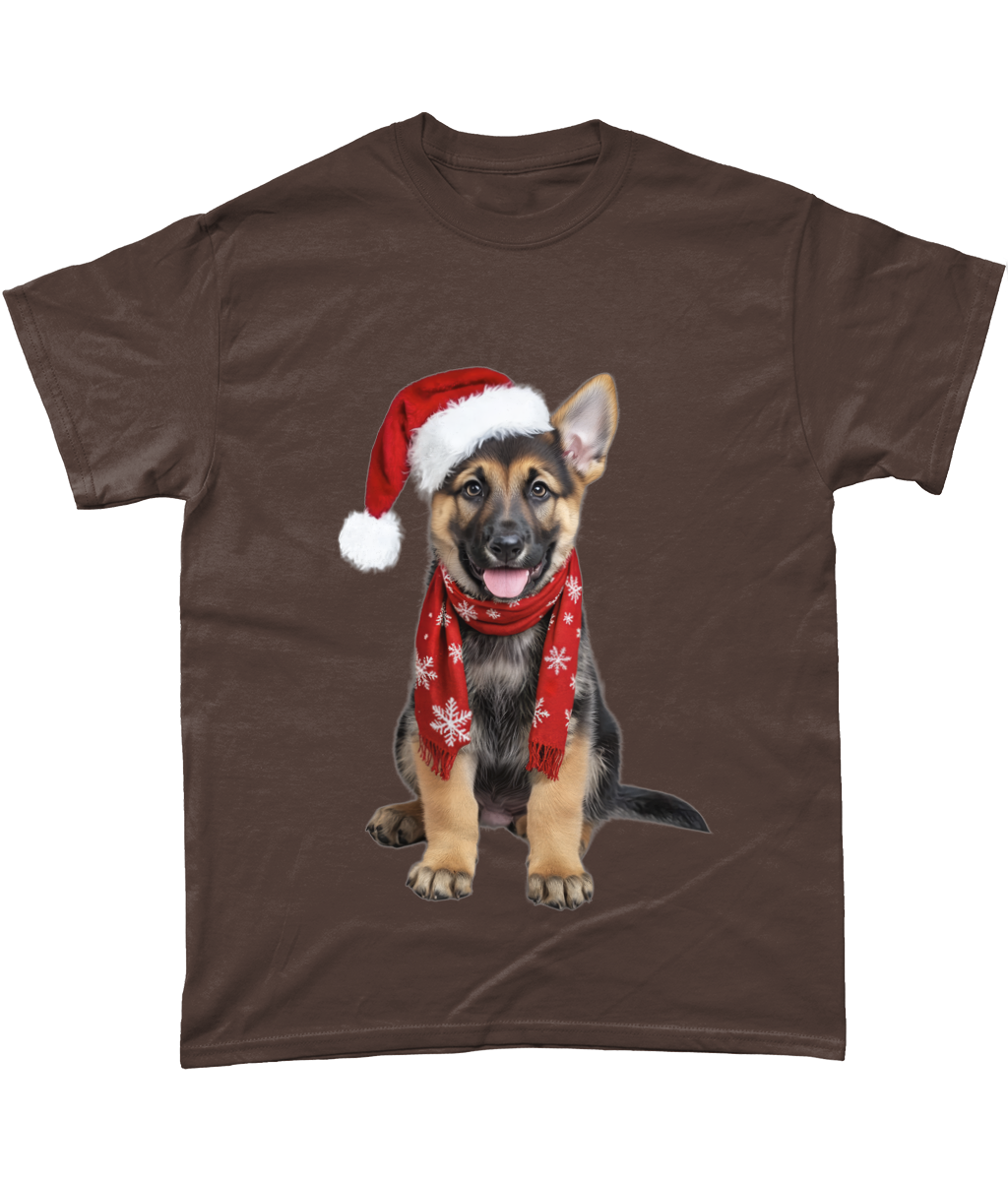 German Shepherd Festive Rina T-Shirt (Standard)