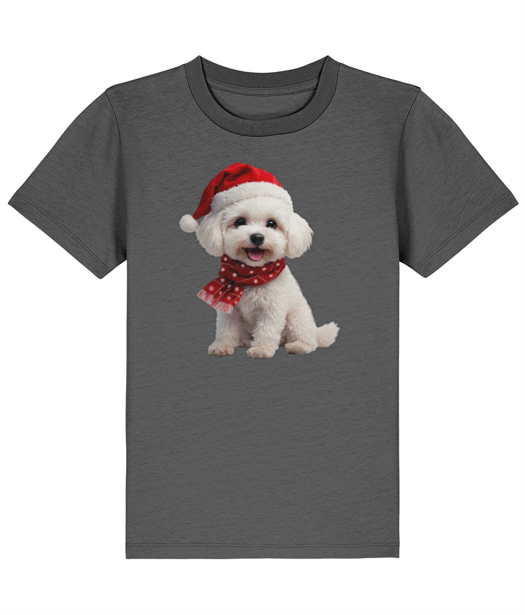 Bichon Frise Festive Siona Childrens T-Shirt (Premium)