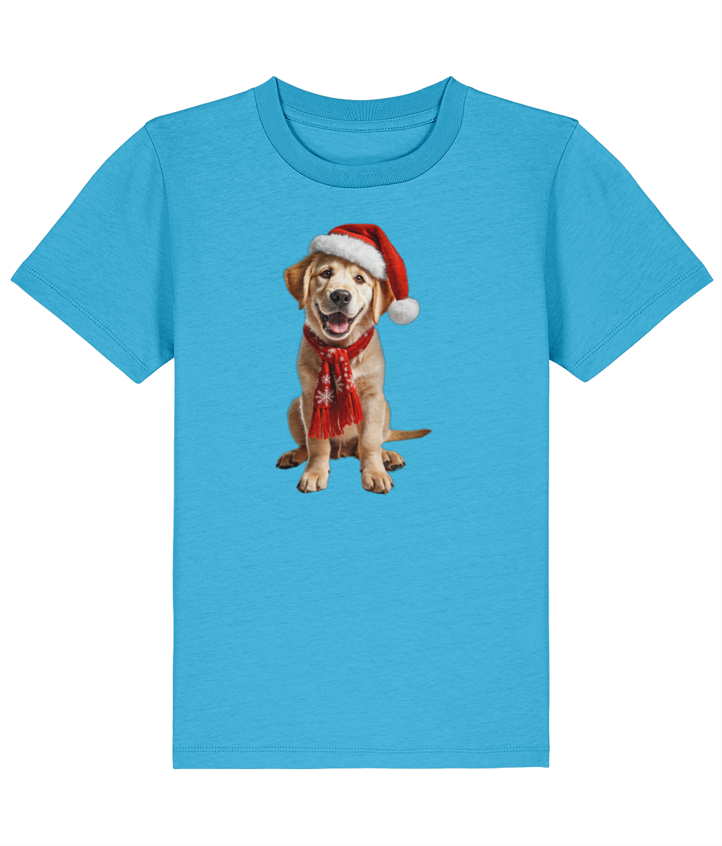 Labrador Festive Aur Childrens T-shirt (Premium)