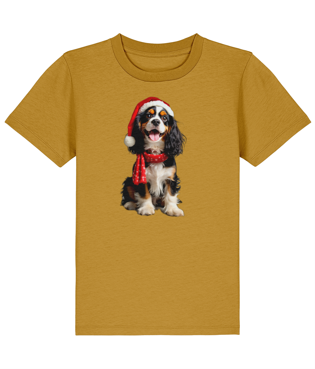 King Charles Festive Noodle Childrens T-shirt (Premium)