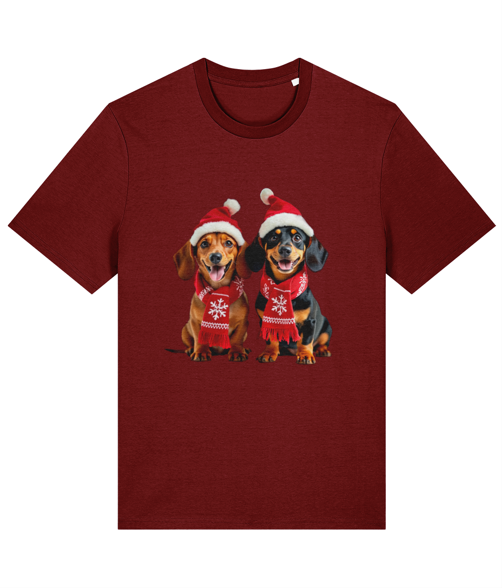 Xmas Dachshunds T-Shirt (Premium)