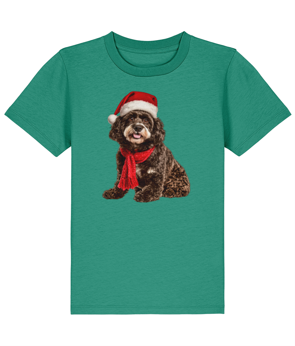 Cockapoo Festive Dylan Childrens T-shirt (Premium)