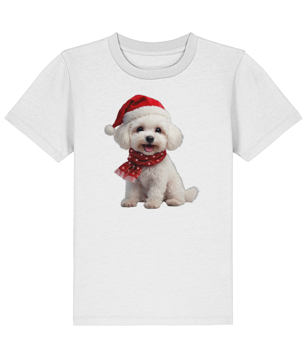 Bichon Frise Festive Siona Childrens T-Shirt (Premium)