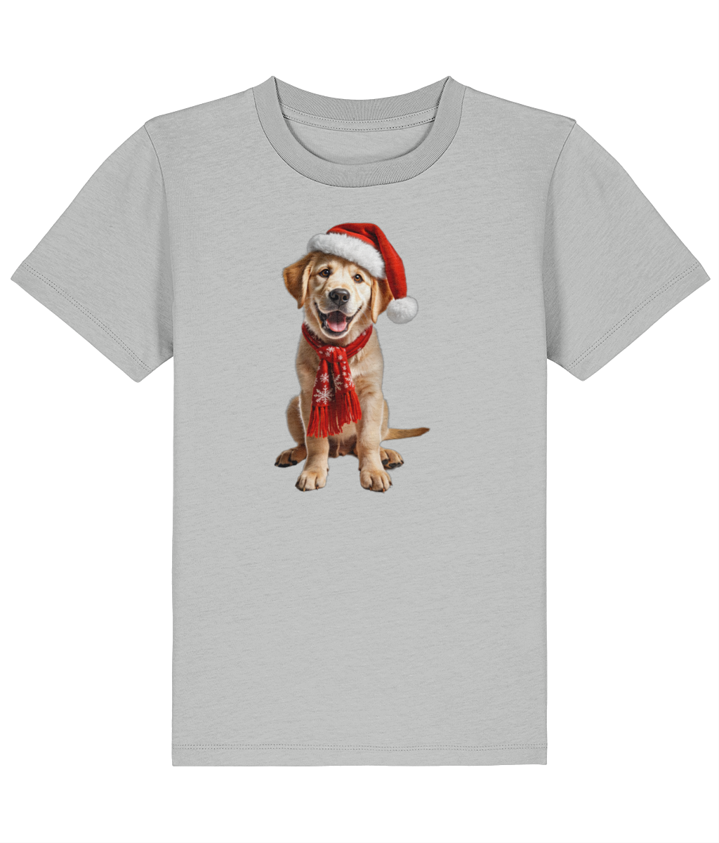 Labrador Festive Aur Childrens T-shirt (Premium)