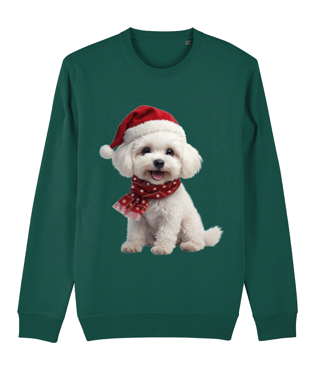 Bichon Frise Festive Siona Sweatshirt (Premium)