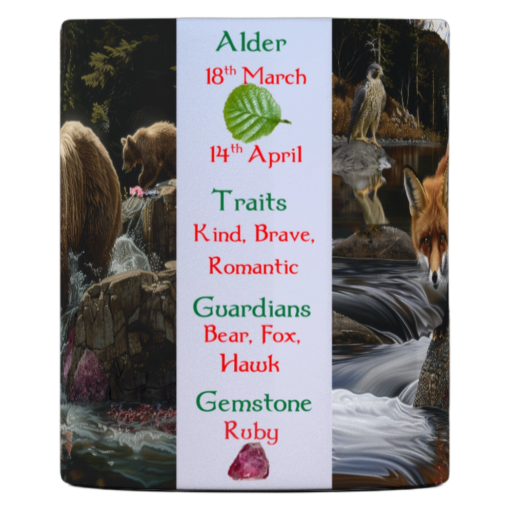 Celtic Tree Spirits Mug | Alder (Mar 18-Apr 14)