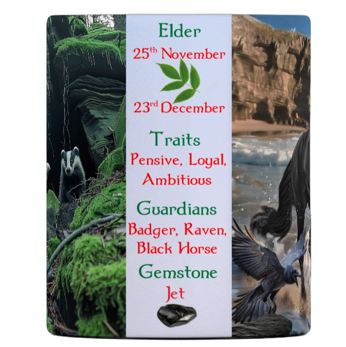 Celtic Tree Spirits Mug | Elder (Nov 25-Dec 23)