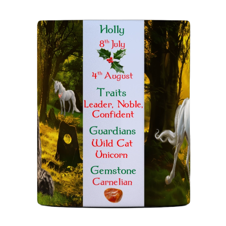 Celtic Tree Spirits Mug | Holly (Jul 08-Aug 04)