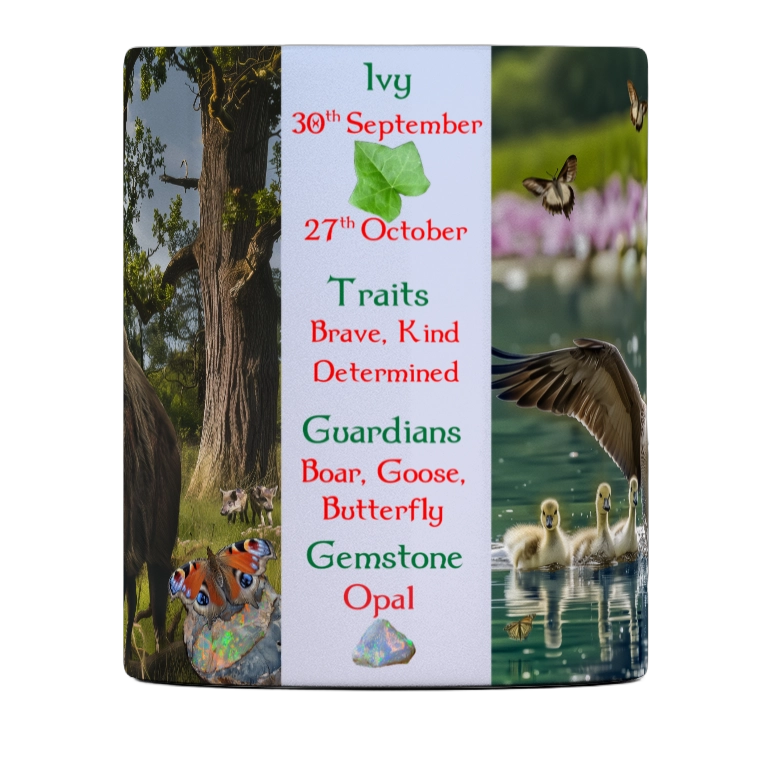 Celtic Tree Spirits Mug | Ivy (Sept 30-Oct 27)
