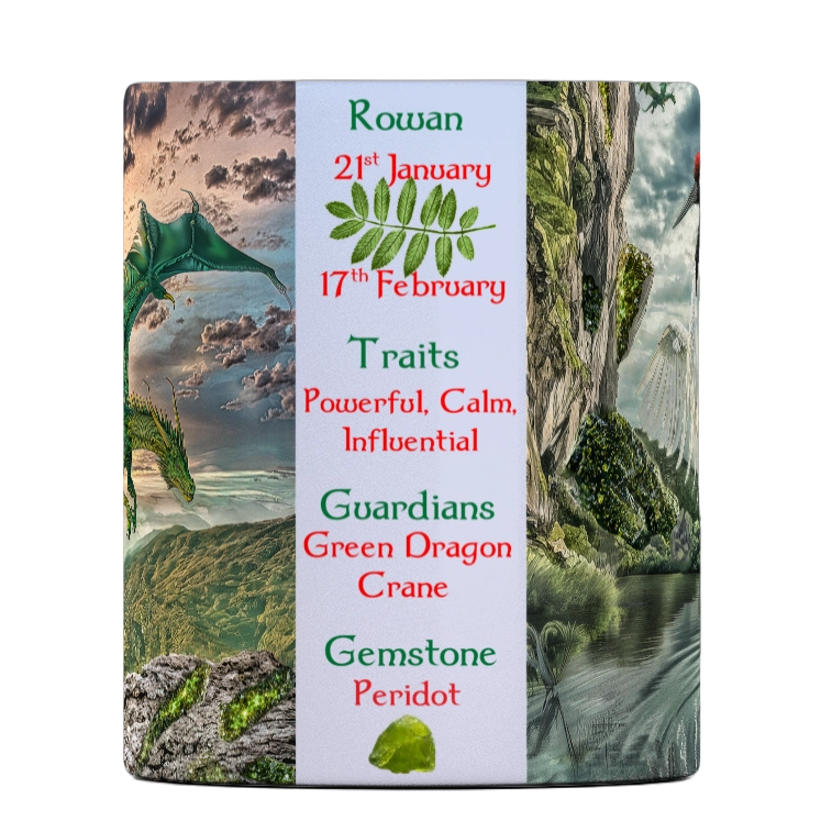 Celtic Tree Spirits Mug | Rowan (Jan 21-Feb 17)